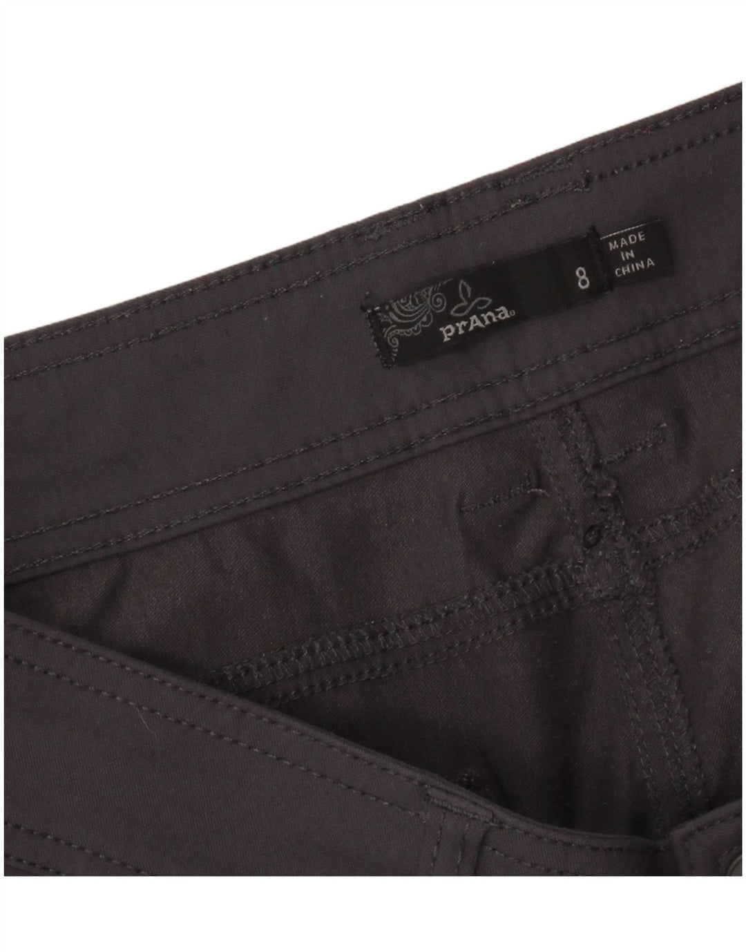 PRANA Cargo Shorts til kvinder US 8 Medium W32 Grå