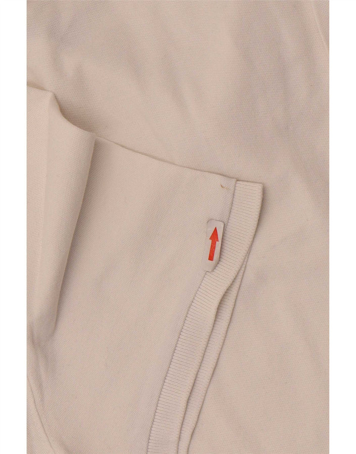 Fred Mello Herre Polo Shirt 2XL Hvid Bomuld
