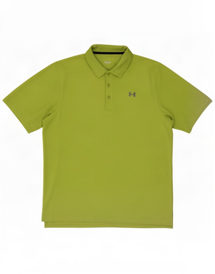 Under Armour Herre Polo Shirt XL Grøn Polyester
