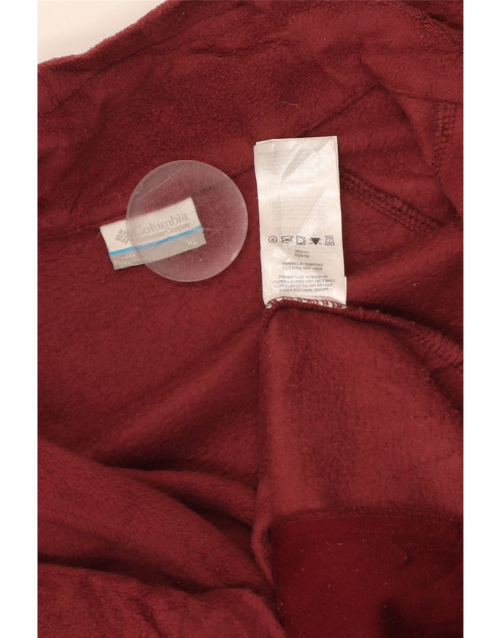 COLUMBIA Fleecejakke til kvinder UK 18 XL Burgundy Polyester