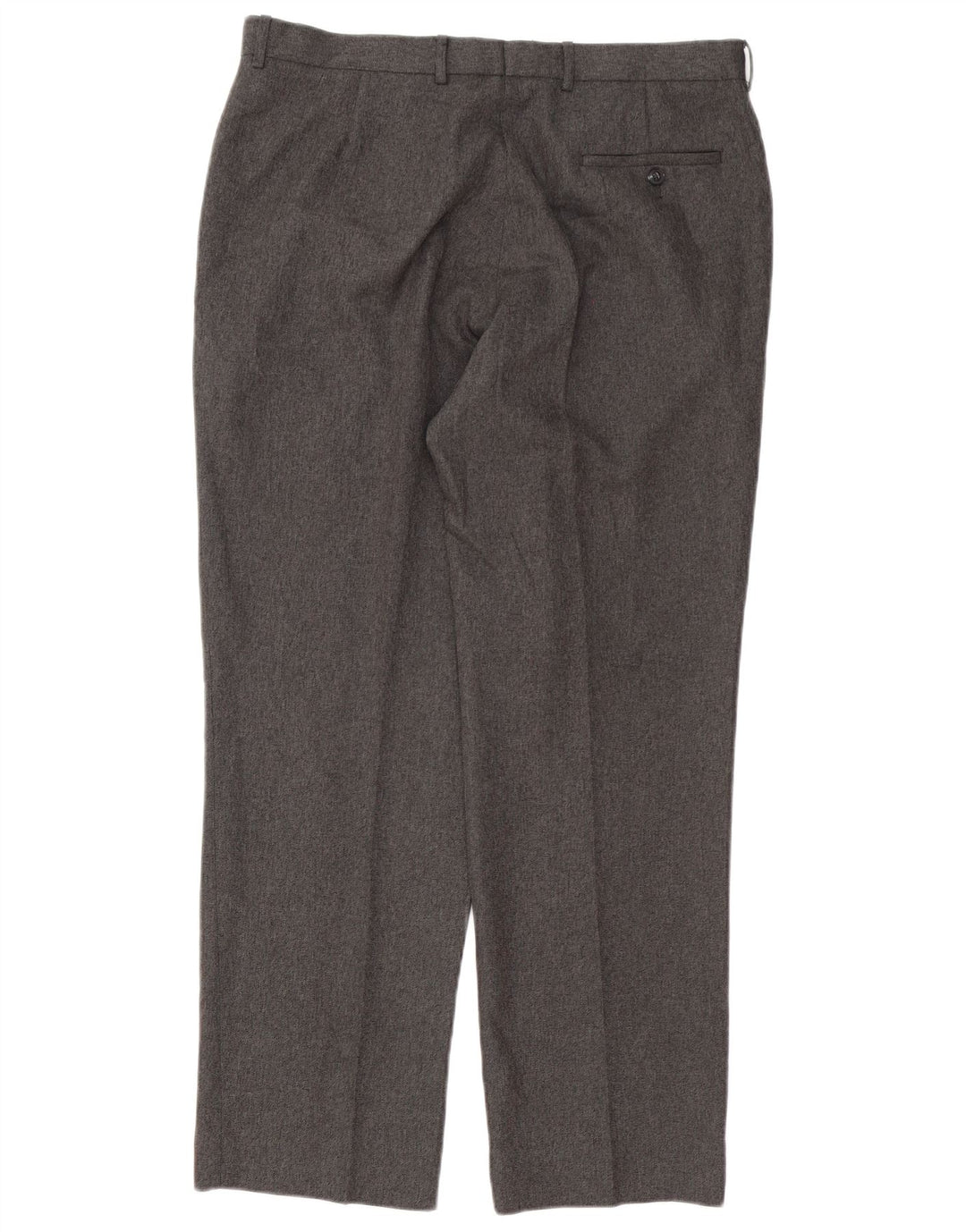 Marks & Spencer Straight Suit Bukser til mænd W36 L31 Grå polyester