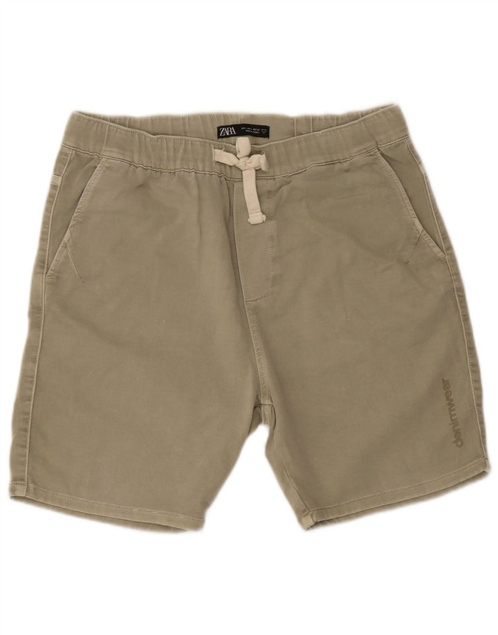 Zara Herre Chino Shorts Large W32 Khaki