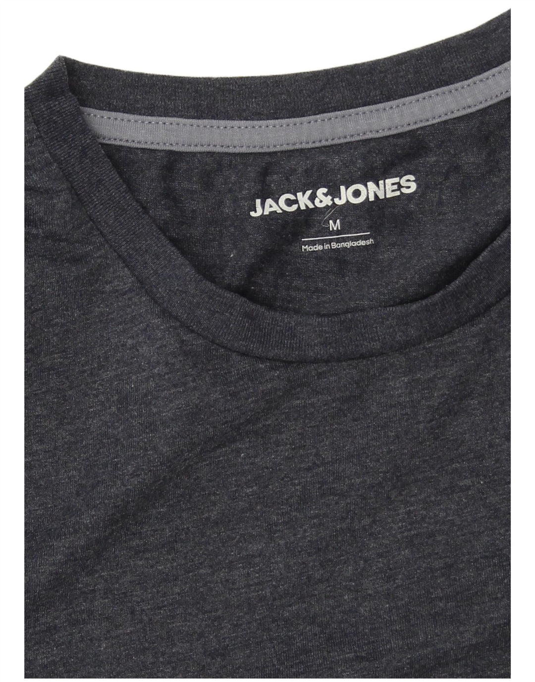 Jack & Jones Herre T-Shirt Top Medium Marineblå Bomuld