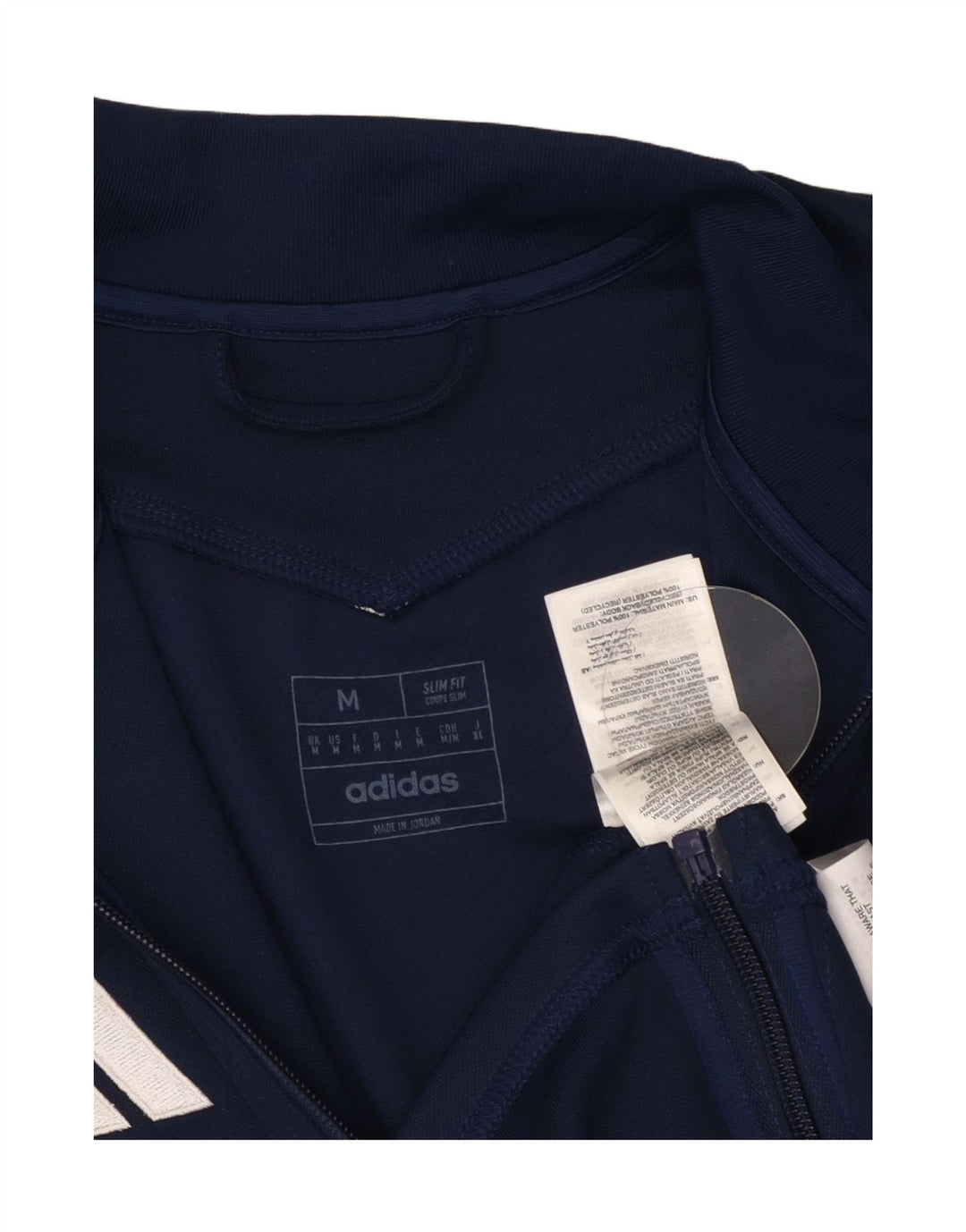 Adidas Herre Aeroready Slim Fit træningsdragt Topjakke Medium Navy Blue