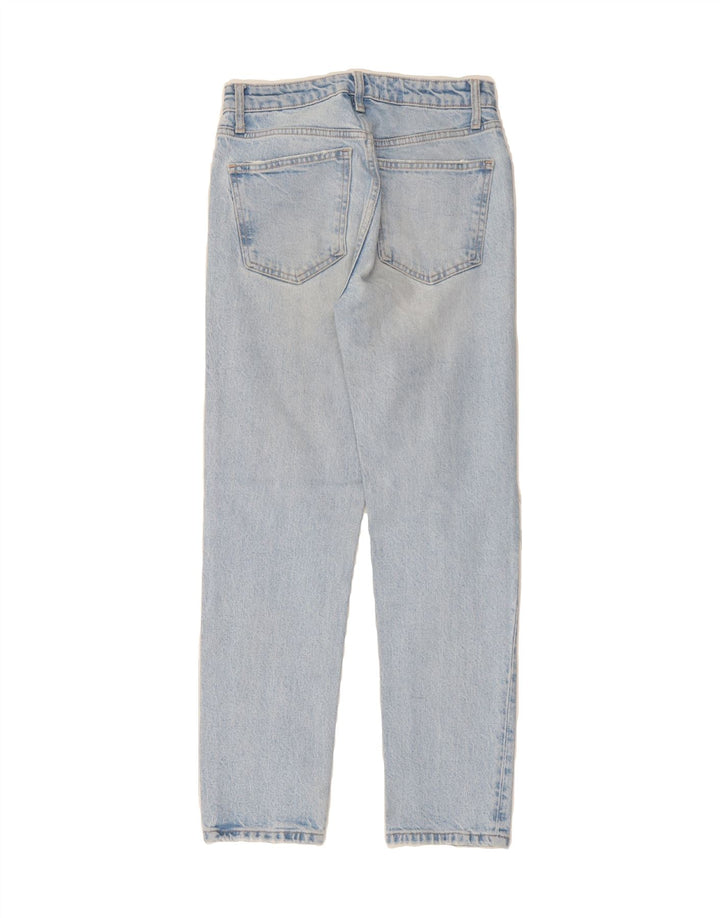 ZARA Womens Distressed Straight Jeans EU 36 XS W26 L27 Blue Vintage Zara and Second-Hand Zara from Messina Hembry 