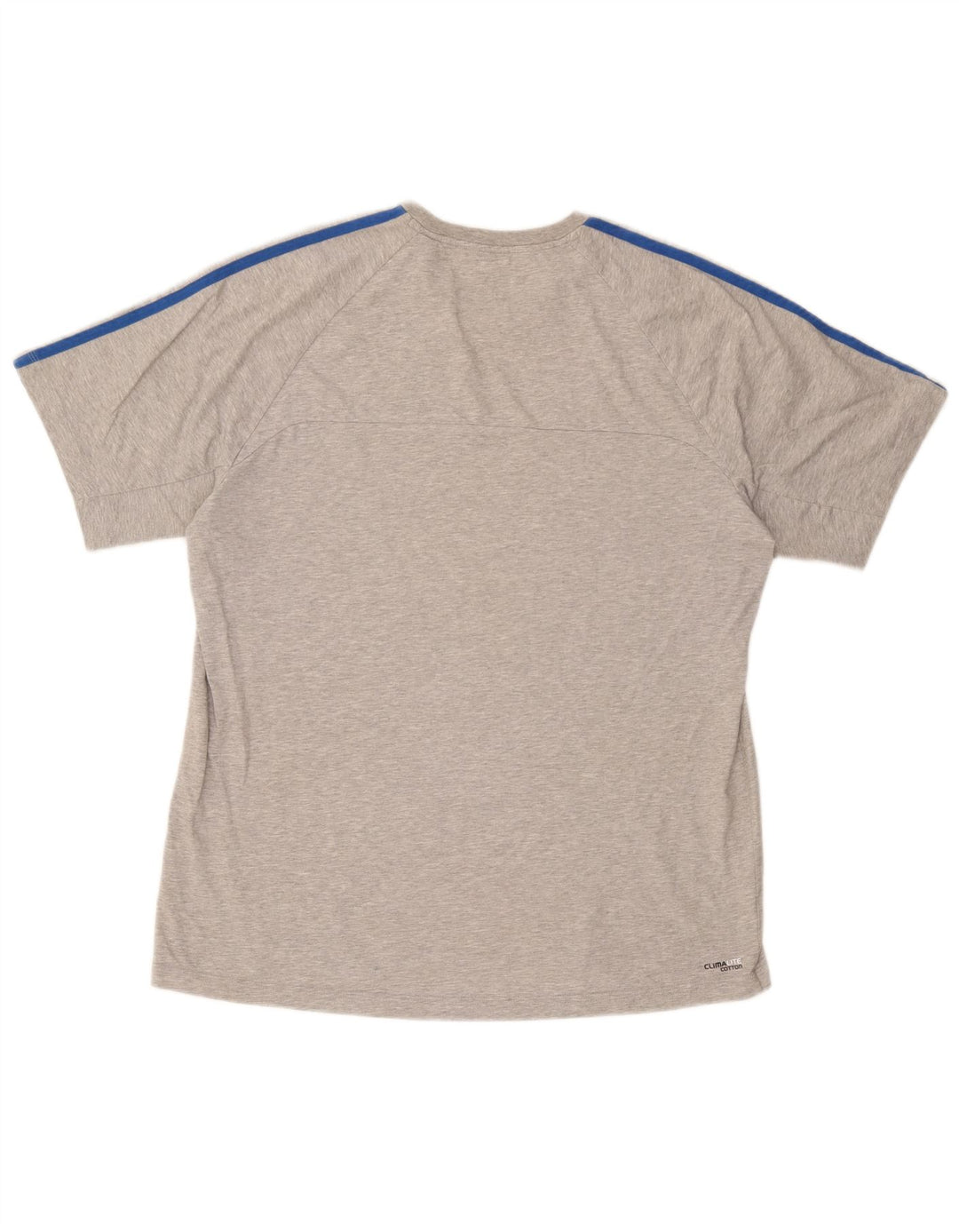 Adidas Herre Climalite T-Shirt Top XL Grå Flecked Bomuld