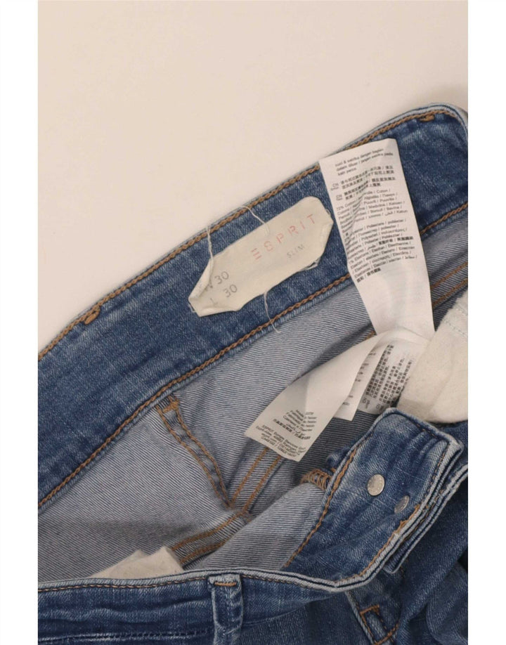 Esprit Dame Slim Jeans W30 L30 Blå Bomuld
