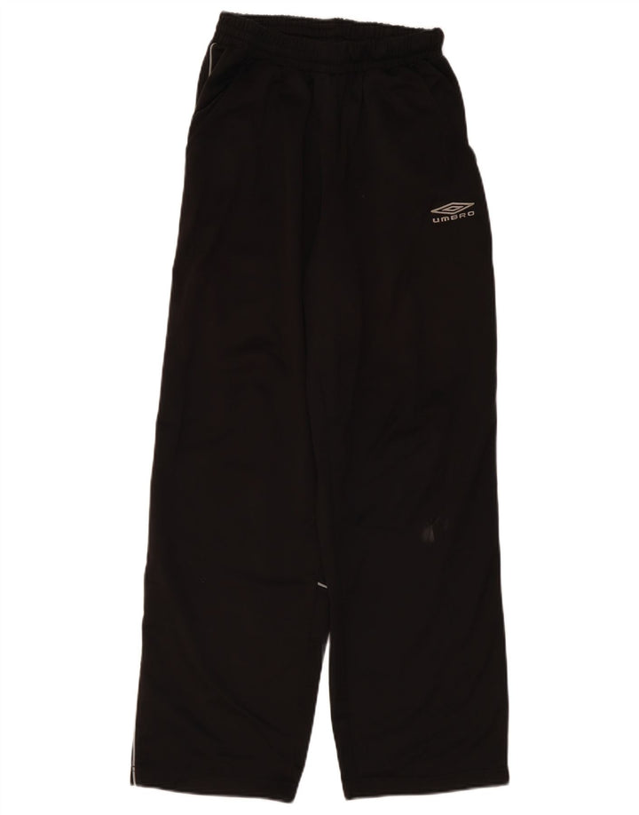 UMBRO Mens Graphic Tracksuit Trousers Small  Black Polyester