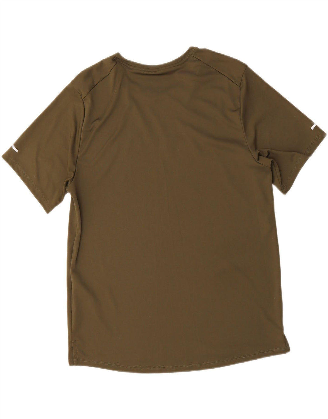 NIKE Mens Dri Fit Graphic T-Shirt Top Medium Khaki Vintage Nike and Second-Hand Nike from Messina Hembry 