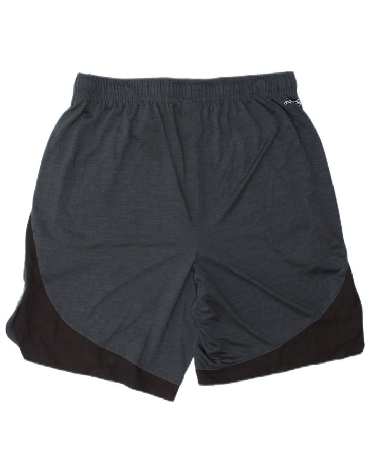 RUSSELL ATHLETIC Herre Dri-Power Sportshorts Medium Grey Colourblock