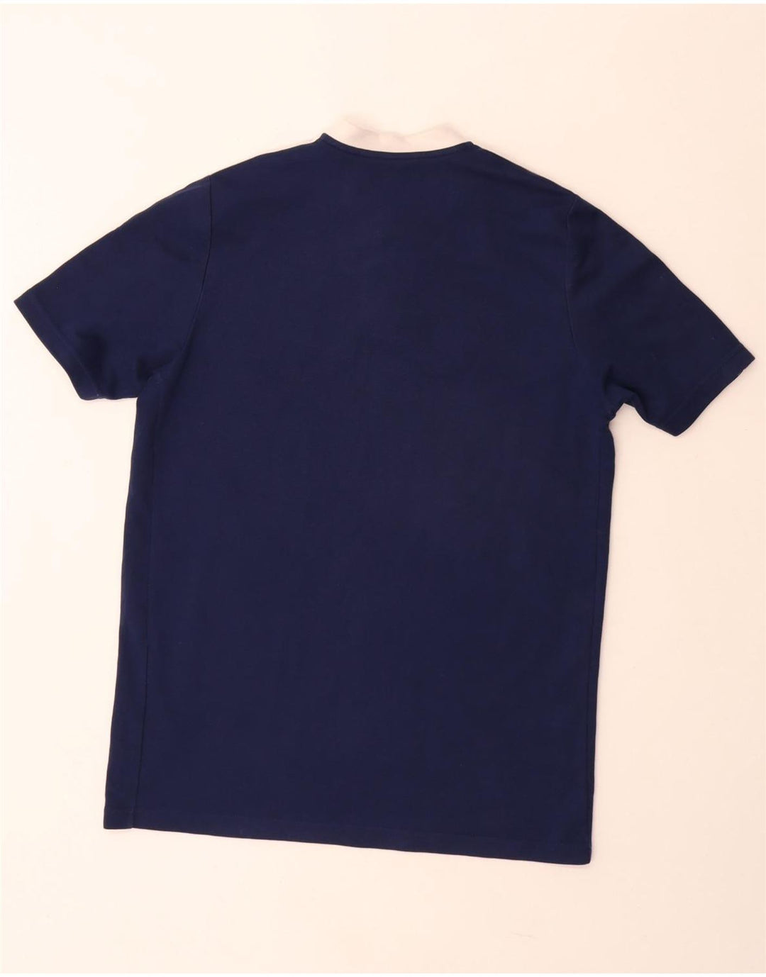 ADIDAS Herre Leeds united football club T-shirt Top Medium Marineblå Bomuld