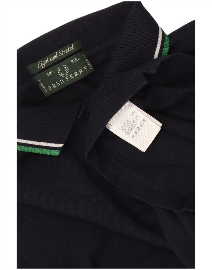 Fred Perry Herre poloskjorte lille marineblå stribet bomuld