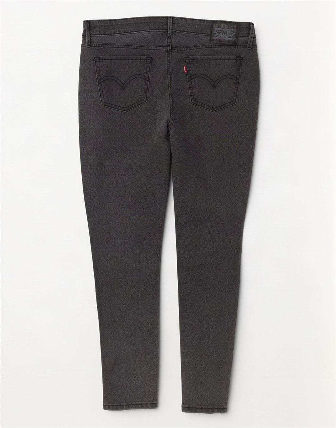 Levi's Dame 711 Skinny Jeans W27 L27 Grå Bomuld