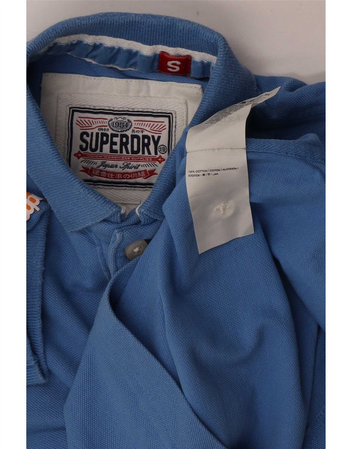 Superdry herre poloskjorte lille blå bomuld
