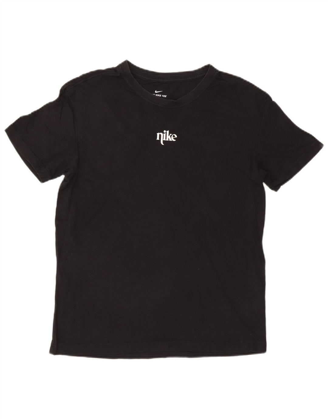 Nike grafisk T-shirt top til mænd, lille sort bomuld