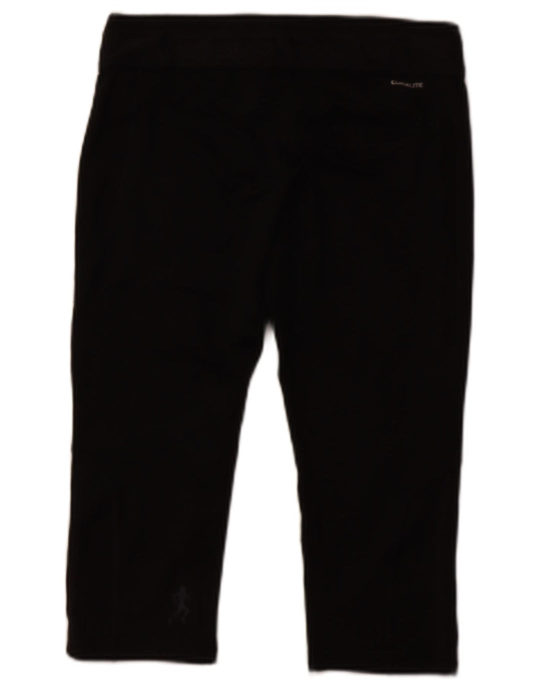 ADIDAS Womens Climalite Capri Leggings UK 14 Medium Black Polyester