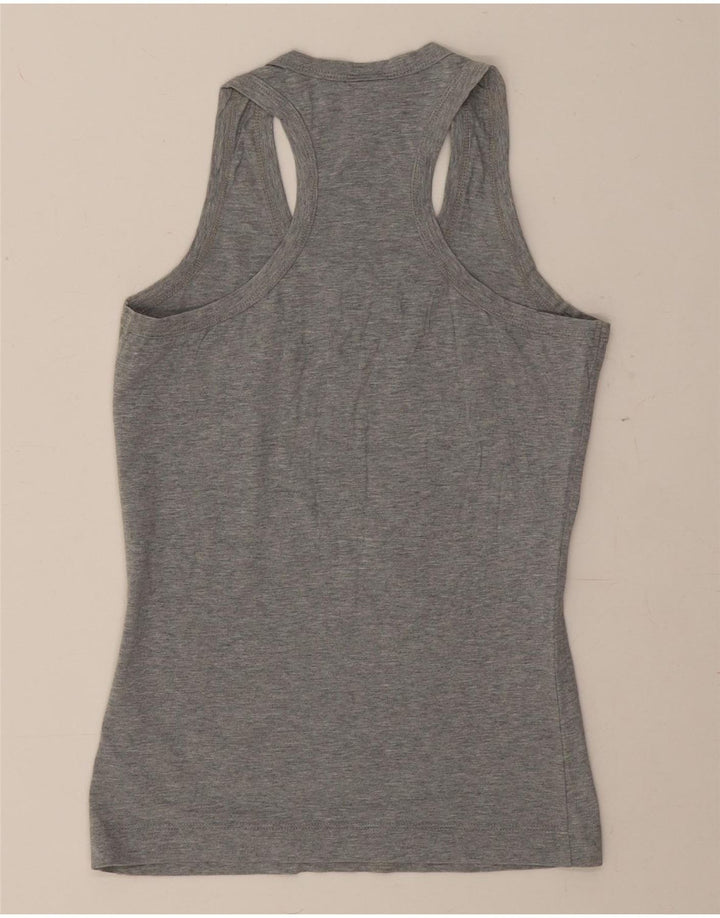 NIKE Womens Vest Top UK 8/10 Small Grey Vintage Nike and Second-Hand Nike from Messina Hembry 