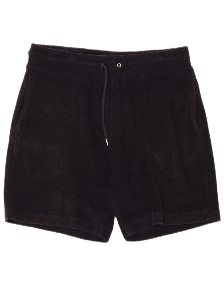 REISS Sportshorts til mænd, store sorte bomuld