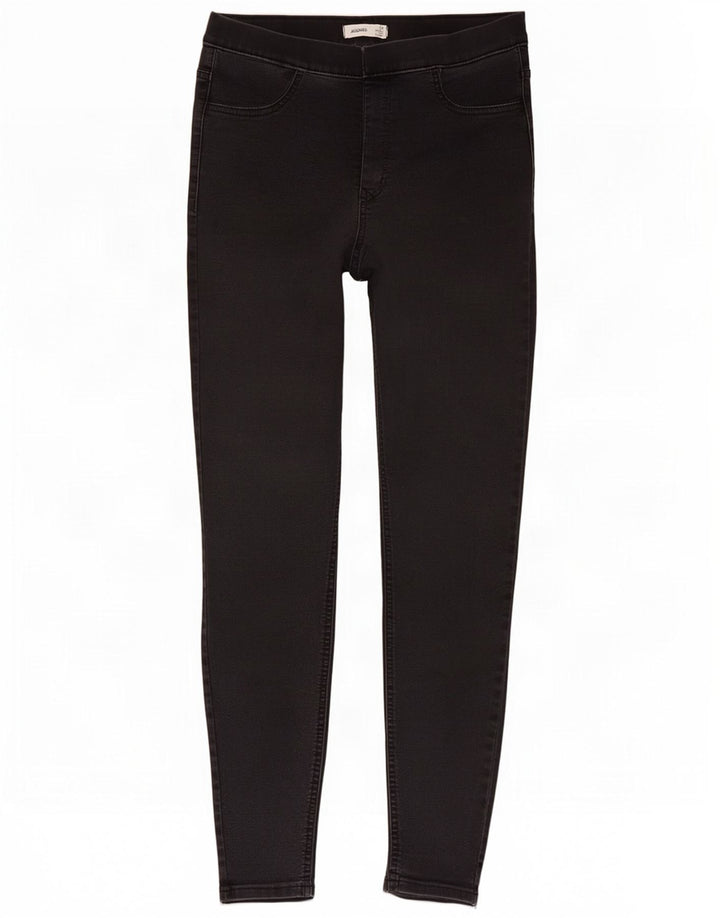 Marks & Spencer Dame Jegging Jeans UK 12 Medium W30 L27 Sort Bomuld