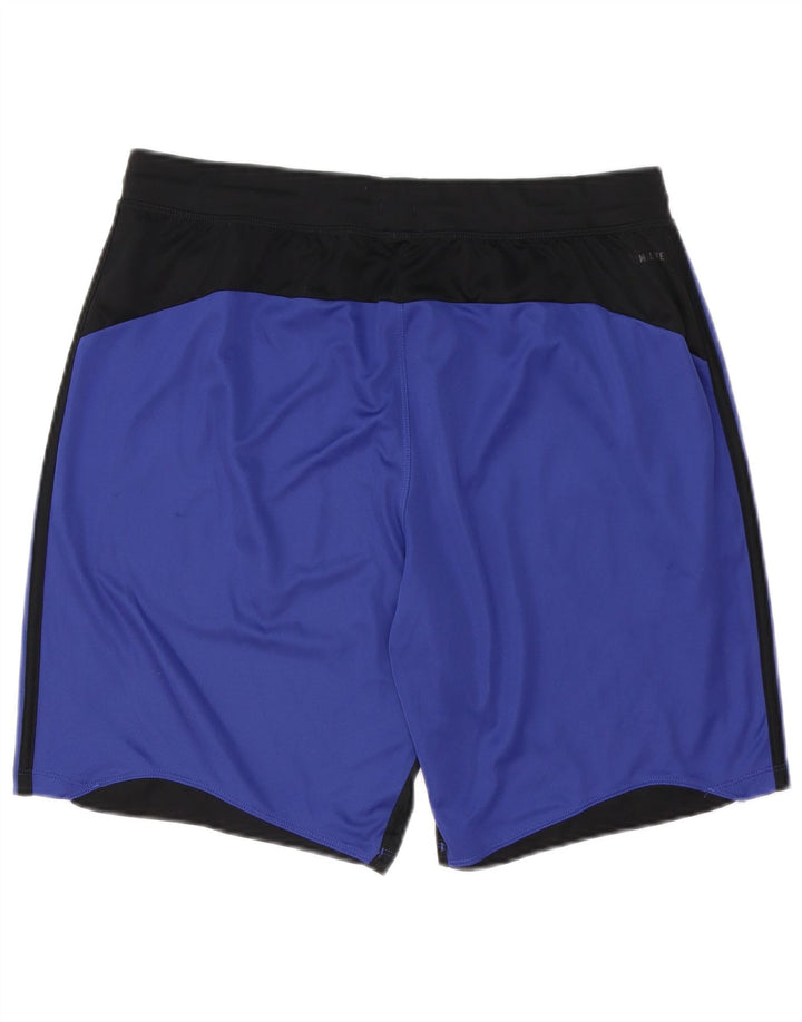 ADIDAS Herre Climalite Sportshorts Store Blå Colourblock Polyester