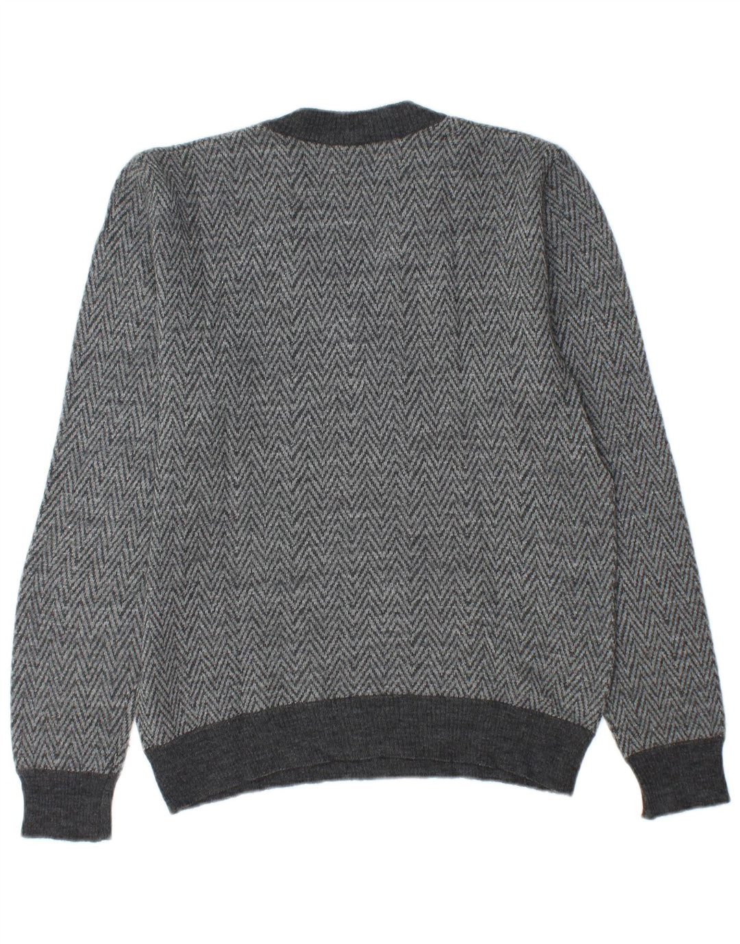 ALMIRA Herre V-hals sweater lille grå Chevron
