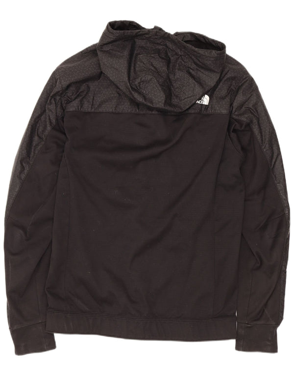 The North Face Herre grafisk hættetrøje med lynlås XS Sort geometrisk polyester