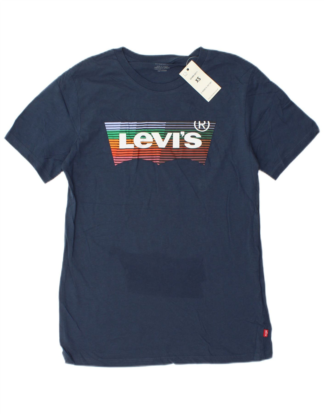 Levi's Herre grafisk T-shirt Top XS Marineblå Bomuld