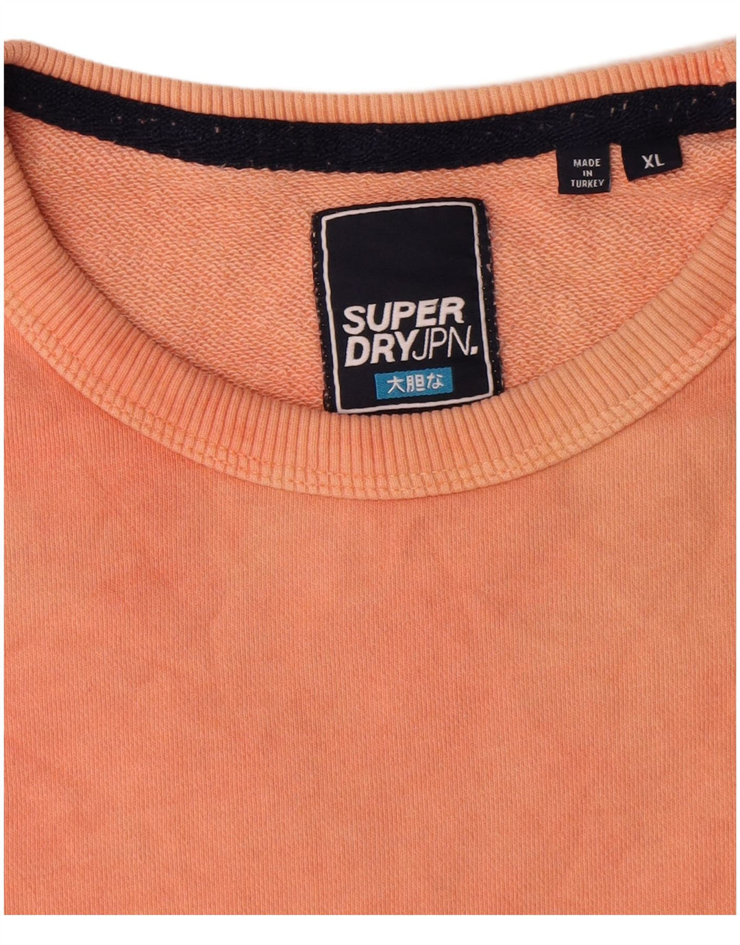 Superdry Herre Sweatshirt Jumper XL Orange Tie Dye Bomuld