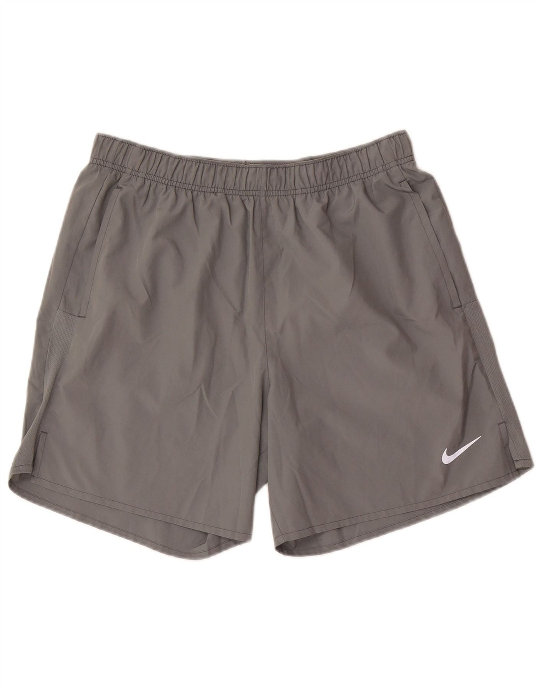 Nike Herre Dri Fit sportsshorts, store grå polyester