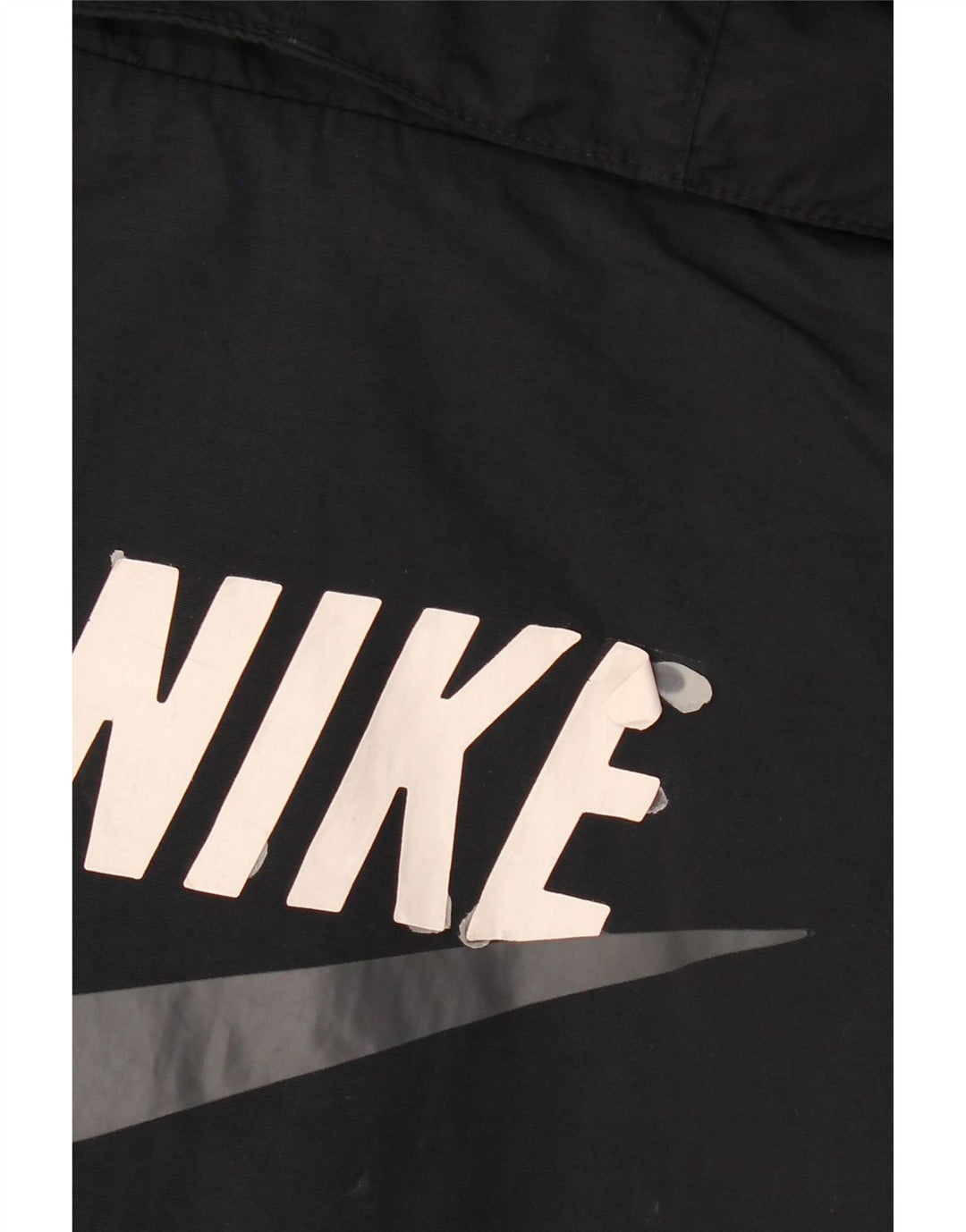 Nike drenge hættejakke vindjakke 12-13 år Stor sort nylon