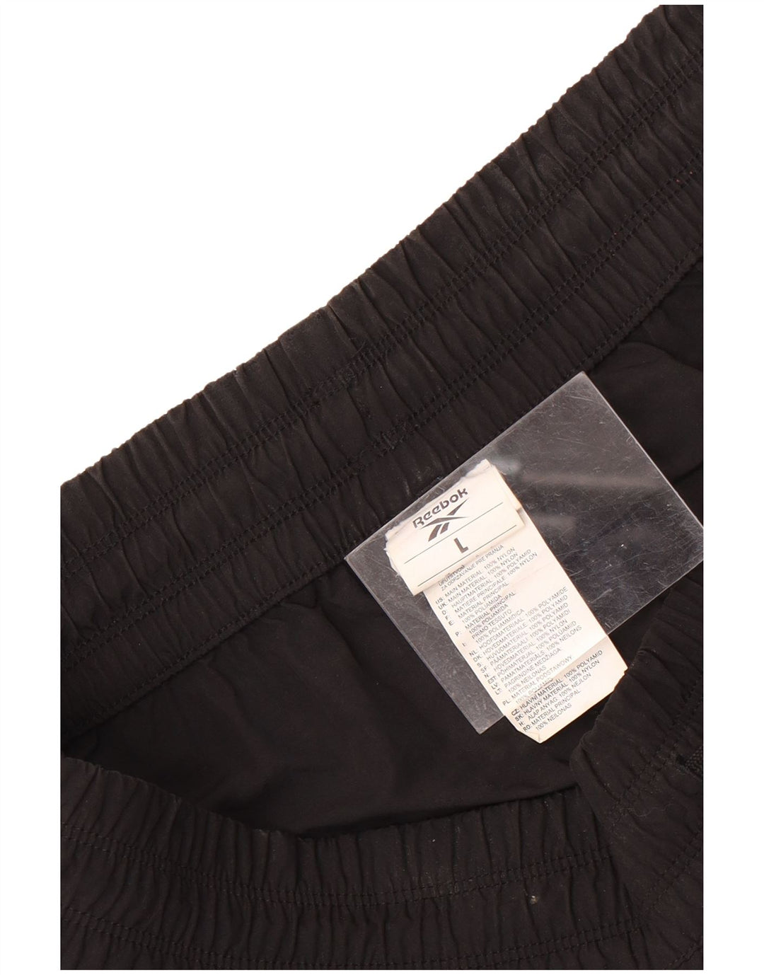 Reebok sportsshorts til kvinder UK 16 Stor sort nylon