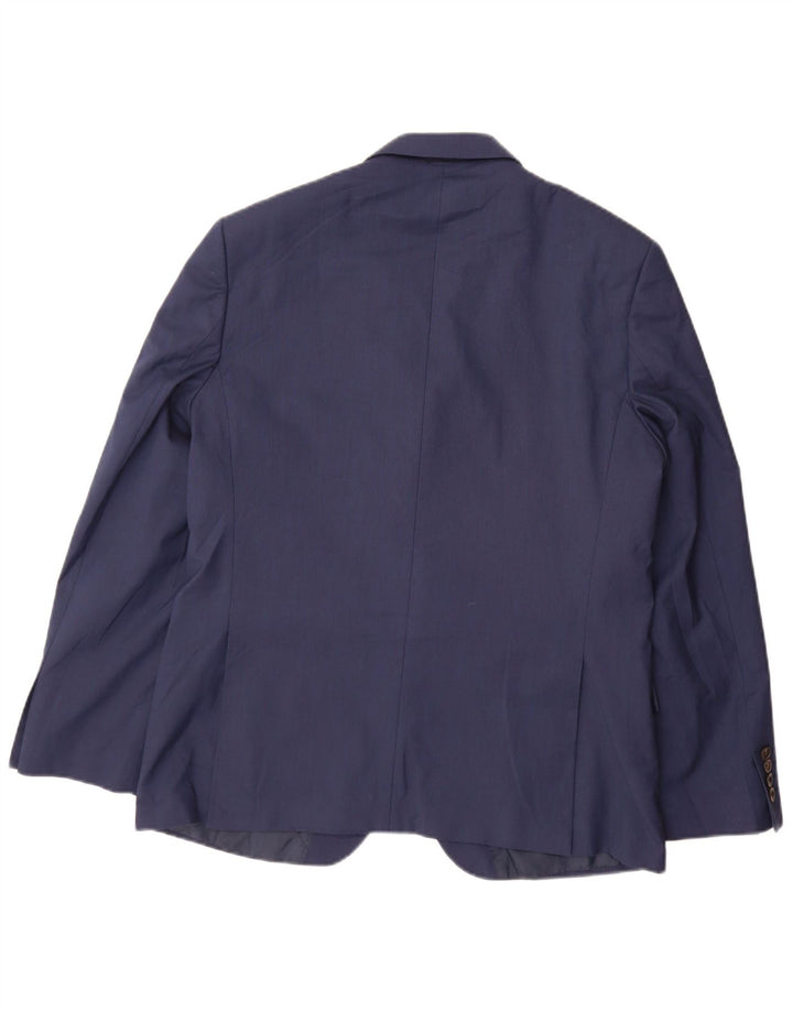 Marks & Spencer Herre 2-knaps blazerjakke UK 42 Stor marineblå polyester