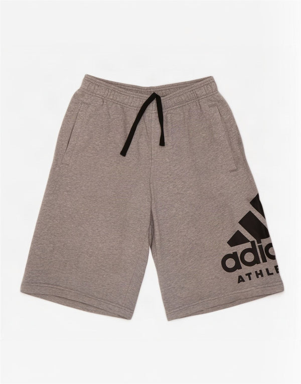 Adidas grafiske sportsshorts til mænd mellemgrå