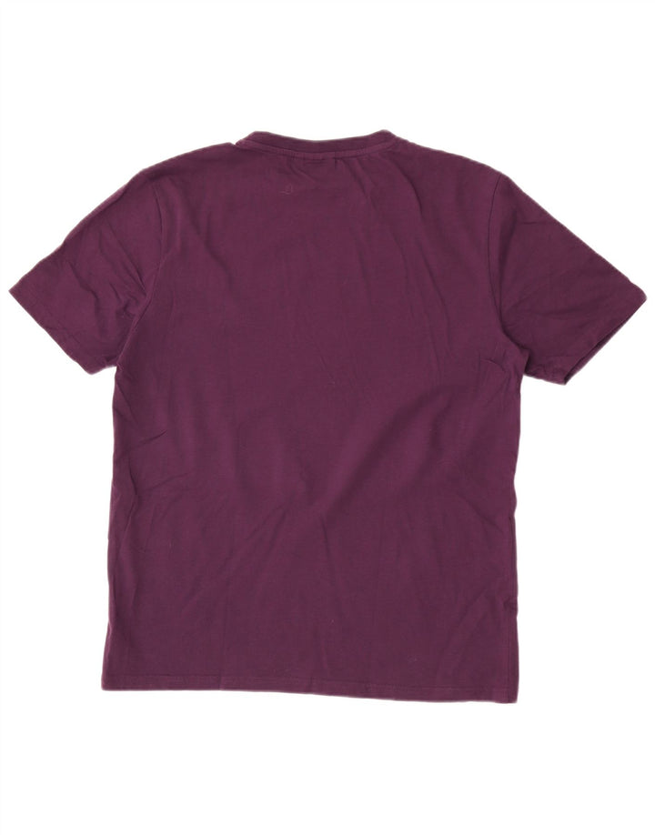 Ellesse Herre T-Shirt Top Medium Lilla Bomuld