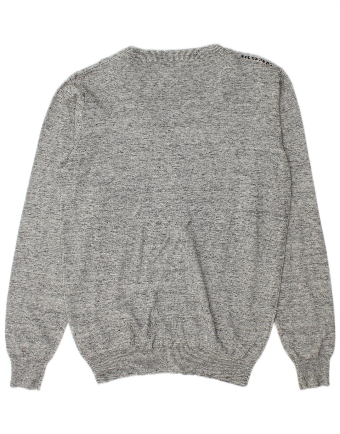 Billabong Herre cardigan sweater Medium Grey Flecked Bomuld