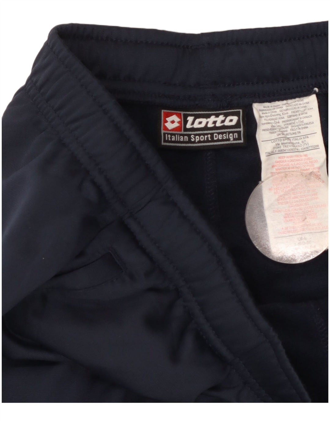 Lotto Herre grafisk træningsdragt Bukser Large Navy Blue Polyester