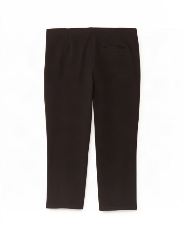 Marks & Spencer Dame Capri Bukser UK 22 3XL W40 L20 Sort Viscose