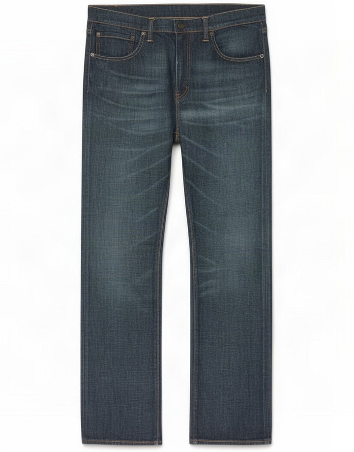 Levi's Herre 527 Slim Bootcut Jeans W36 L32 Blue Cotton