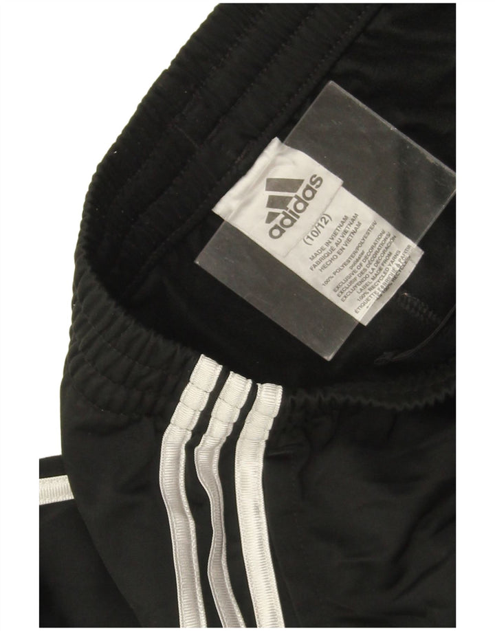 Adidas Drenge Træningsdragt Bukser Joggers 10-11 år Medium Sort Polyester