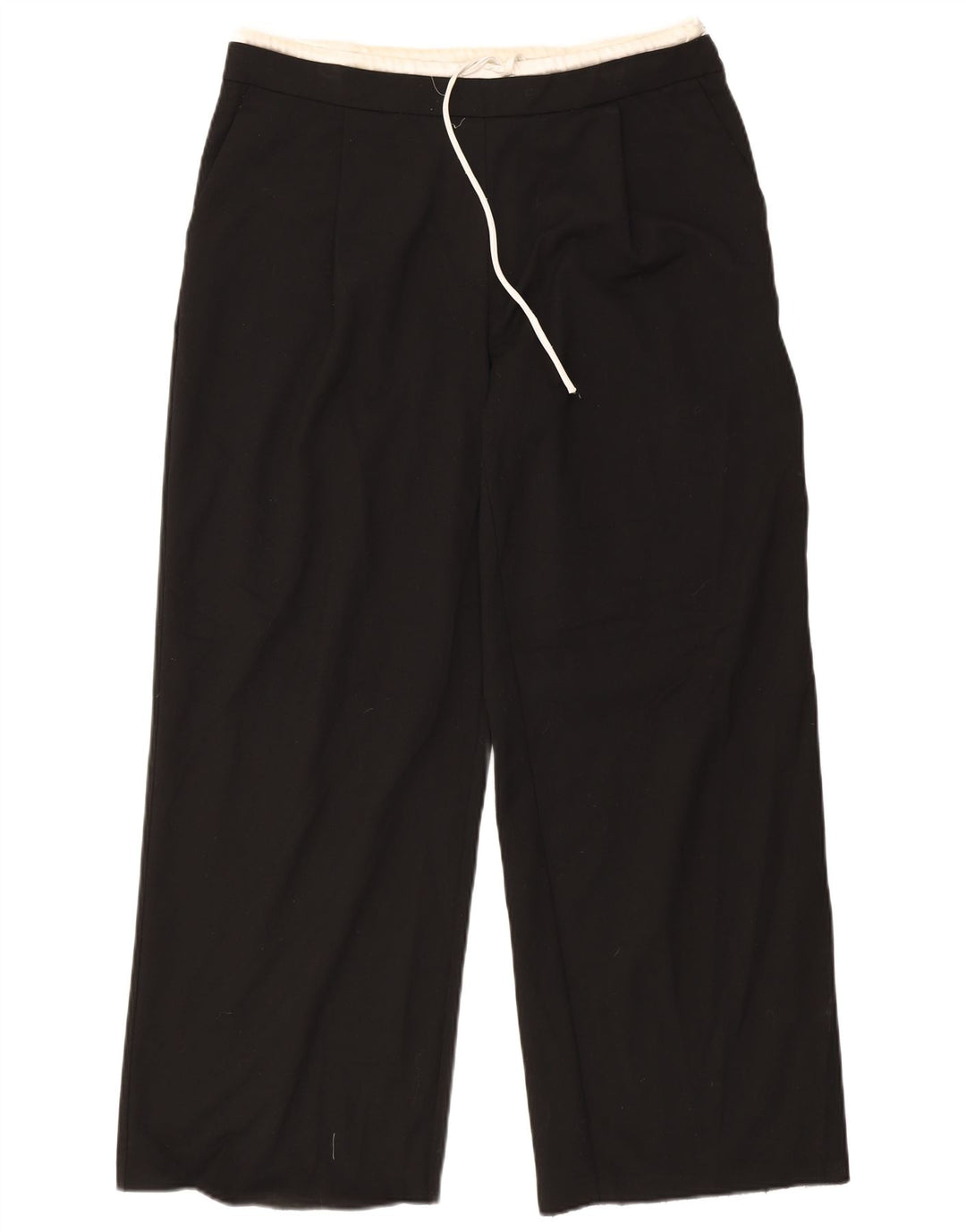 Zara Lige Chinobukser til kvinder XL W32 L32 Sort polyester