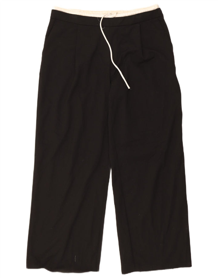 Zara Lige Chinobukser til kvinder XL W32 L32 Sort polyester