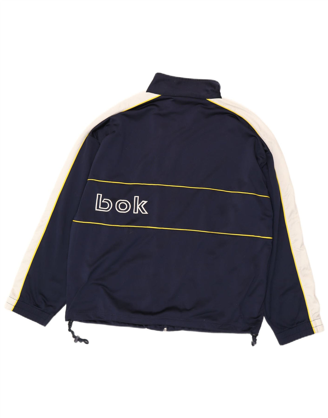Reebok Herre grafisk træningsdragt Topjakke Medium Navy Blue Colourblock