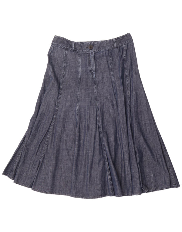 Marks & Spencer Dame denim A-line nederdel UK 14 Large W32 Blue Bomuld