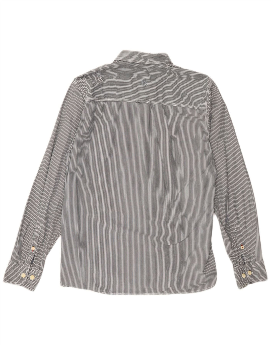 Fat Face Herre Classic Fit skjorte Medium Grå Stribet bomuld Classic