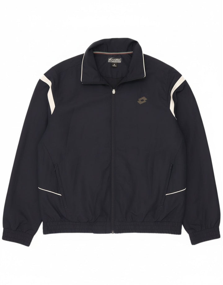 Lotto Træningsdragt til mænd Topjakke XL Marineblå Colourblock Polyester