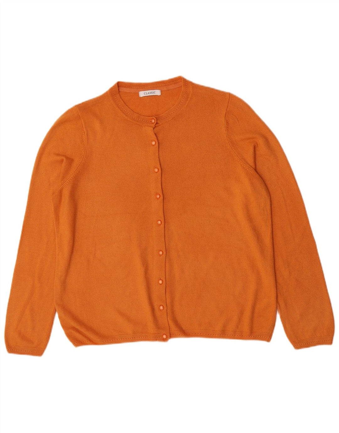 Marks & Spencer Dame Oversized Cardigan Sweater UK 16 Large Orange
