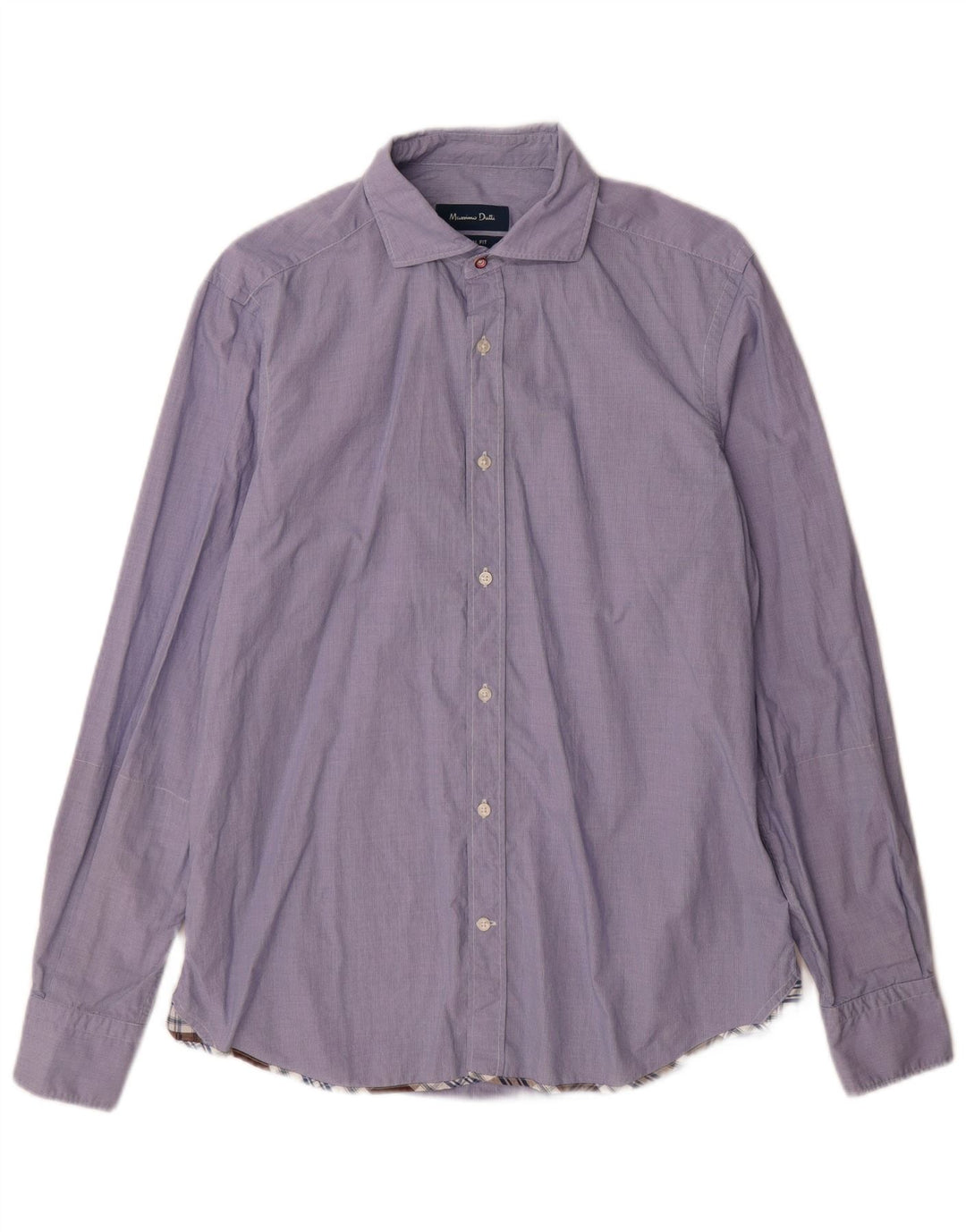 Massimo Dutti Herre Casual Fit skjorte Medium Blue Check