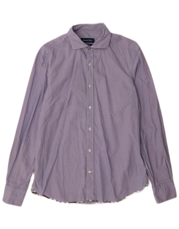 Massimo Dutti Herre Casual Fit skjorte Medium Blue Check