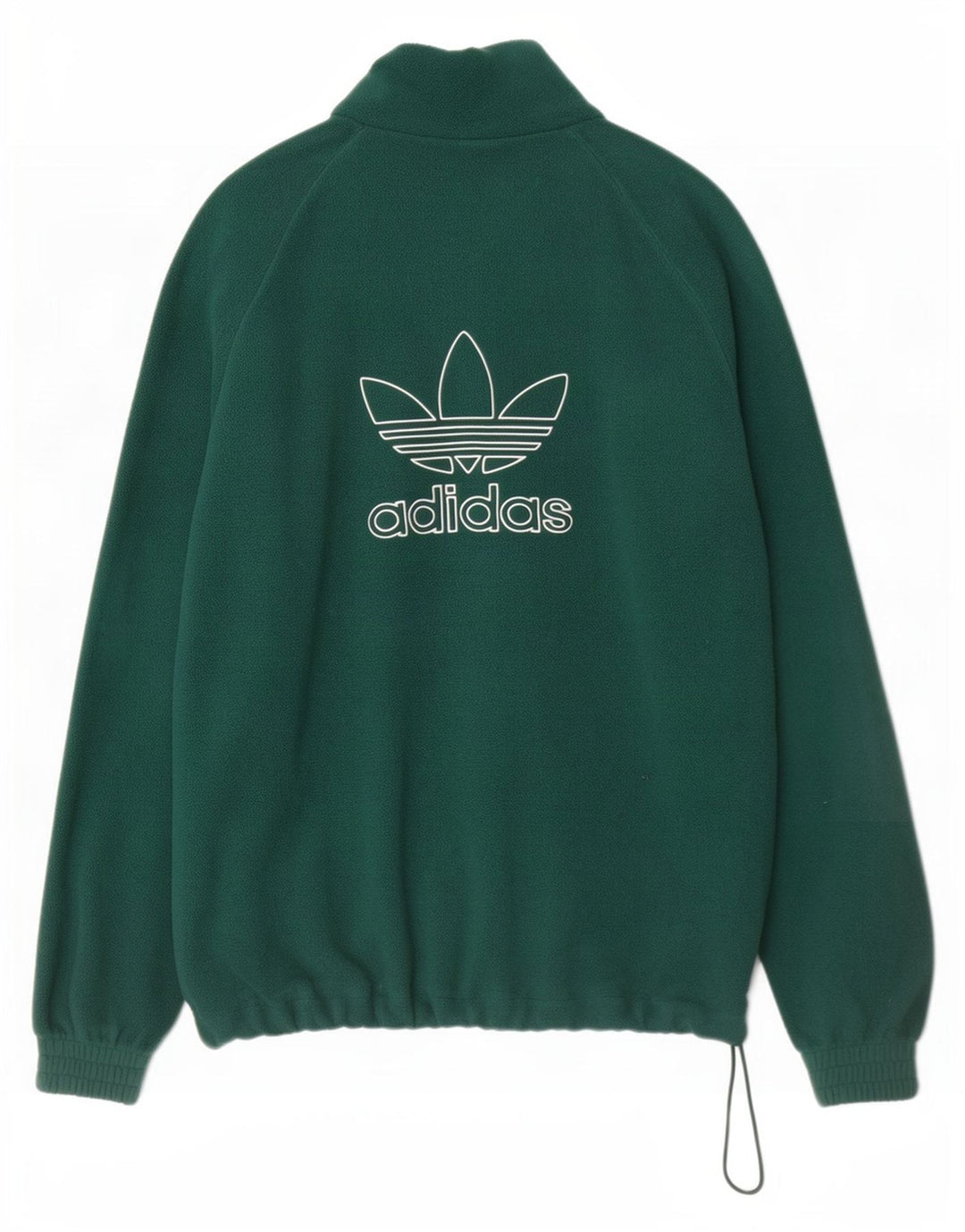 Adidas Herre grafisk fleecetrøje lille grøn polyester