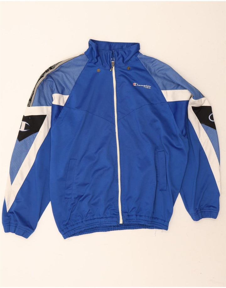 Champion Træningsdragt til mænd Topjakke XL Blå Colourblock Polyester